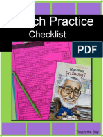 Checklist: Speech Practice