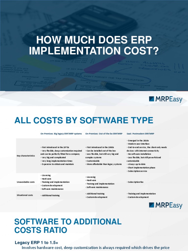 How Much Does Erp Implementation Cost? | PDF | Enterprise Resource