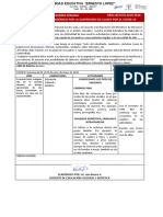 Plan de refuerzo académico COVID-19 Unidad Educativa Ernesto López