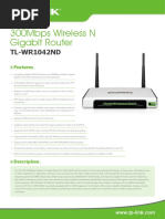 TL-WR1042ND_V1_Datasheet