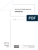 Atlas Copco XAS 186 - Manual de Partes PDF