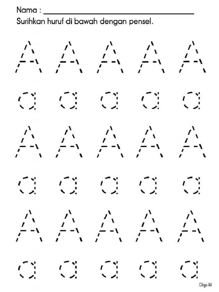 Menyurih Huruf Pdf