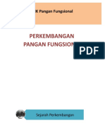 Perkembangan Pangan Fungsional