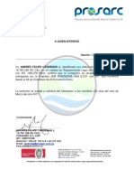 Anexo 9. Certificación Comercial J&M Ingenieria 2017