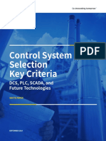 Control System Selection Key Criteria 1