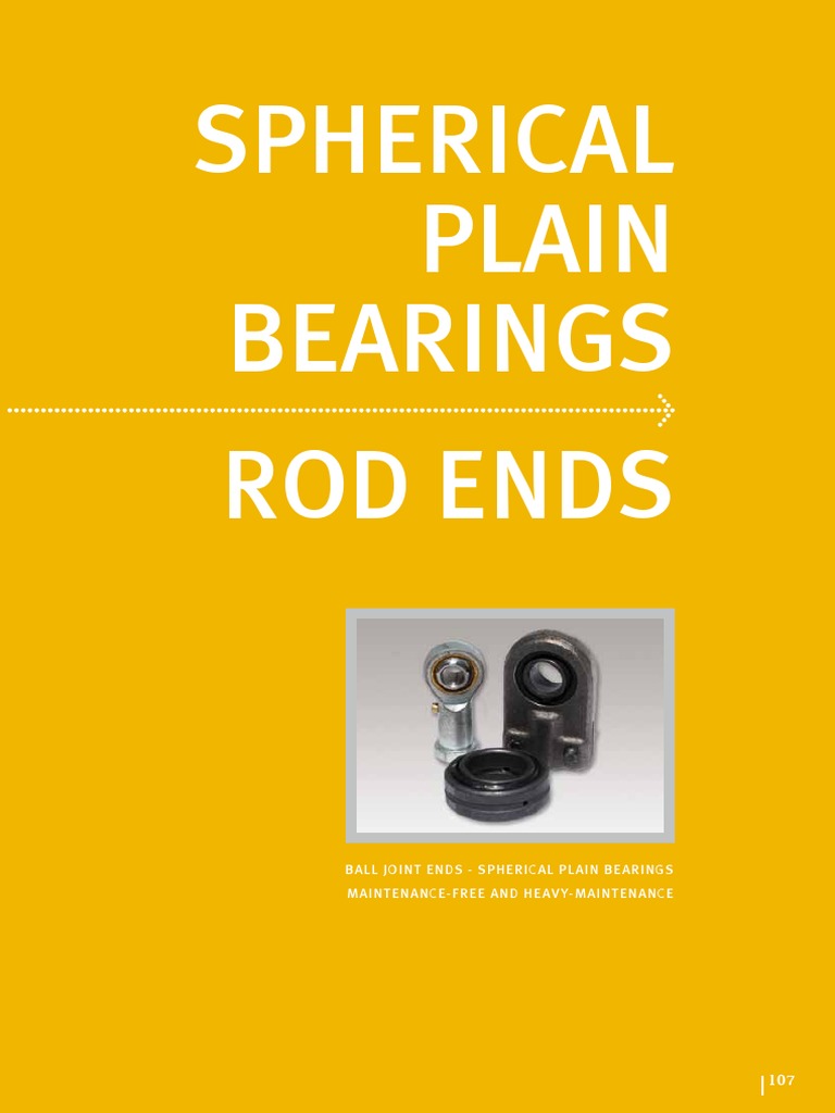 Spherical PL BRG PDF Bearing (Mechanical) Mechanical Engineering