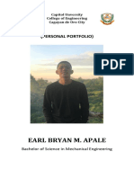Earl Bryan M. Apale: Personal Portfolio)