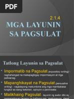 Download Mga Layunin Sa Pagsulat by Keesh Marlon Tabal SN46537480 doc pdf