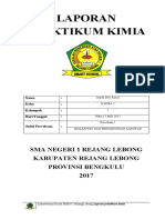 LAPORAN PRAKTIKUM KIMIA Kalorimeter Entalpi