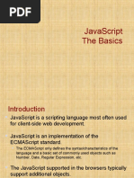 Javascript The Basics