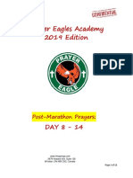 Prayer Eagles Academy 2019 Edition: Post-Marathon Prayers