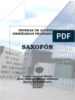 Acceso Conservatorio Superior de Bilbao PDF