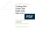 01 - Creating Sales Guides That Really Help Sales Force