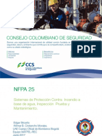 GCE347 2017 NFPA25 Metologías para La Inspeccion de Sistemas Protección Edgar Briceño