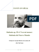 Sinfonia Del Nuevo Mundo de Antonin Dvorak Analisis PDF