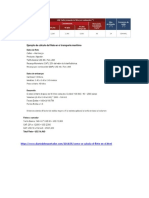 EJERCICIO COMO CALCULAR FLETE INTERNACIONAL MARITIMO