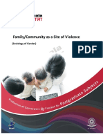 Family/Community As A Site of Violence