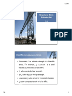 Structural Steel:: Steel Nomenclature and Units