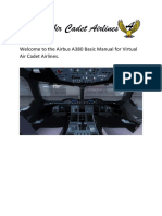 Welcome To The Airbus A380 Basic Manual For Virtual Air Cadet Airlines