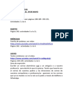 Deberes de Lengua Semana 25 Al 29 Mayo PDF