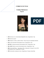 CV Cristina Simionescu