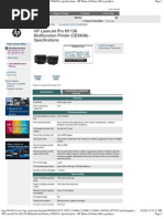 Download HP LaserJet Pro M1136 Multi Function Printer CE849A Specifications - HP Home  Home Office Products by vijaynagaraju SN46538964 doc pdf