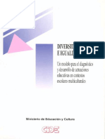 DIVERSIDAD CULTURAL E IGUALDAD ESCOLAR Un modelo para el diagnóstico y desarrollo de actuaciones educativas en contextos escolares multiculturales.pdf