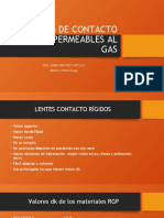 Lentes de Contacto Rigidos Permeables Al Gas