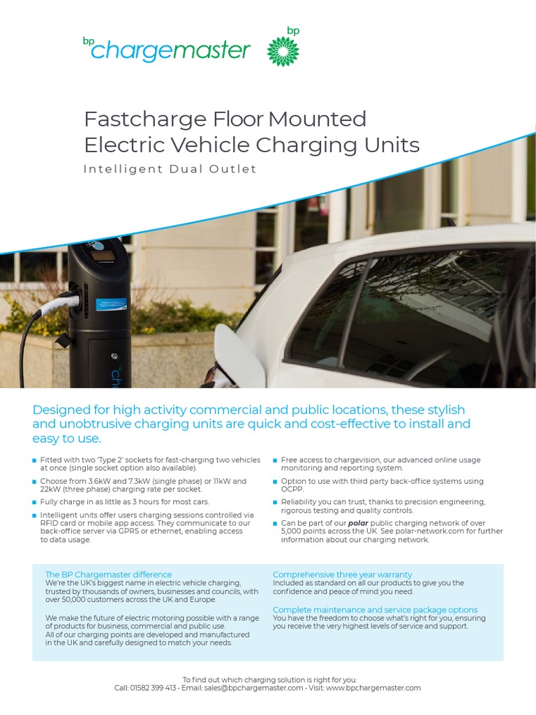 BP Chargemaster Fastcharge Units Guide | PDF | Electric Vehicle ...