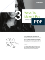 Ways To Make It Pay: ... When Making A Career Change