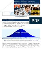 Ib Business Management - Adaptive and Innovative Creativity PDF