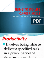 Develop Productivity and Accountability Skills for Success