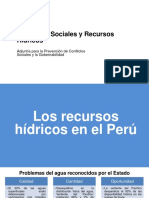 Conflictos Sociales y Recursos Hídricos