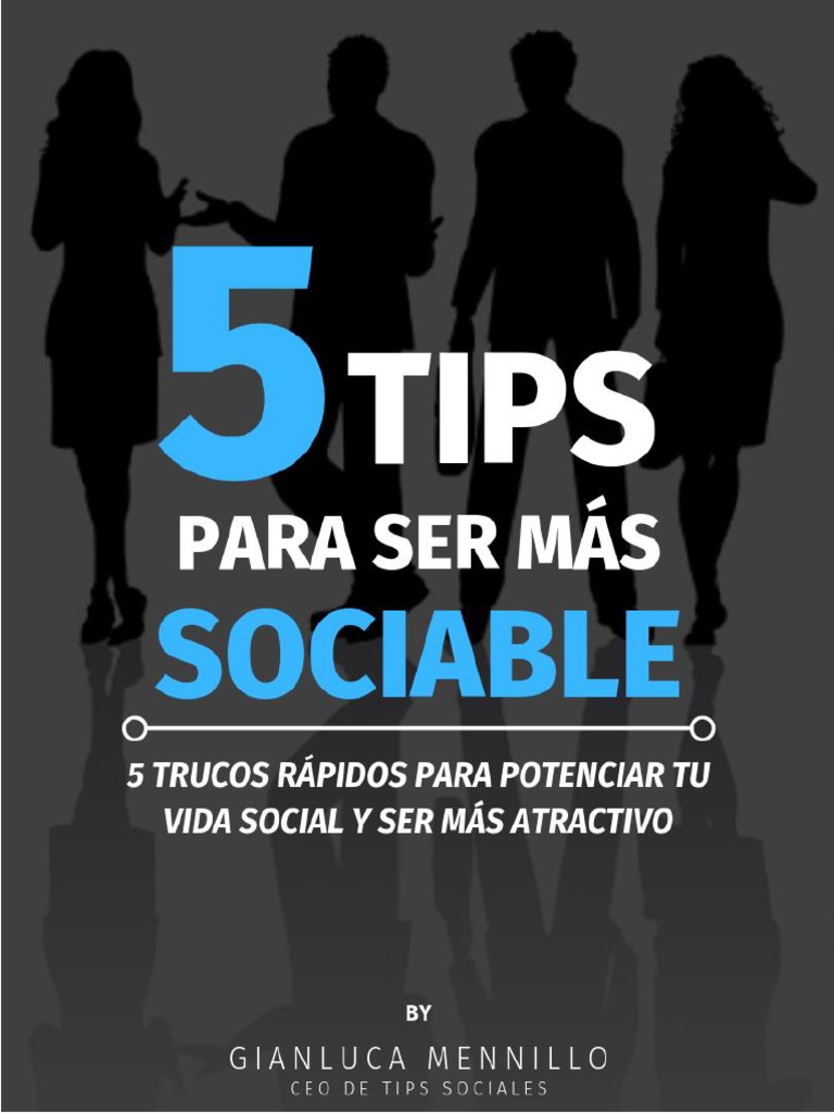 5 Tips para Ser Más Sociable | PDF | Conceptos psicologicos | Science