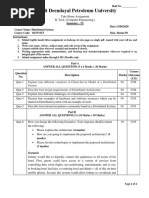 Pandit Deendayal Petroleum University: Semester - VI