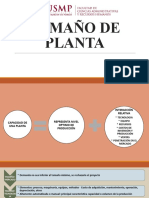 Tamaño de Planta