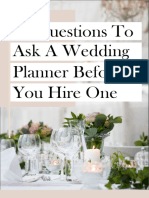 10 Questions To Ask Your Wedding Planner