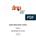 Dnp3 Specification: Transport Function