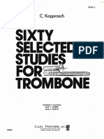 Kopprasch Sixty Selected Studies For Trombone v2 PDF