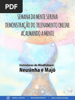 PDF SEMANA DA MENTE SERENA