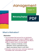 Ch.16-Motivating Employees