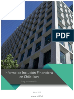 Inclusión Financiera SBIF - 2019