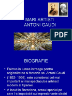 Mari Artisti Antoni Gaudi - Power Point