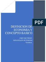 Definición de Economía