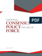 Use of Force Consensus Policy 