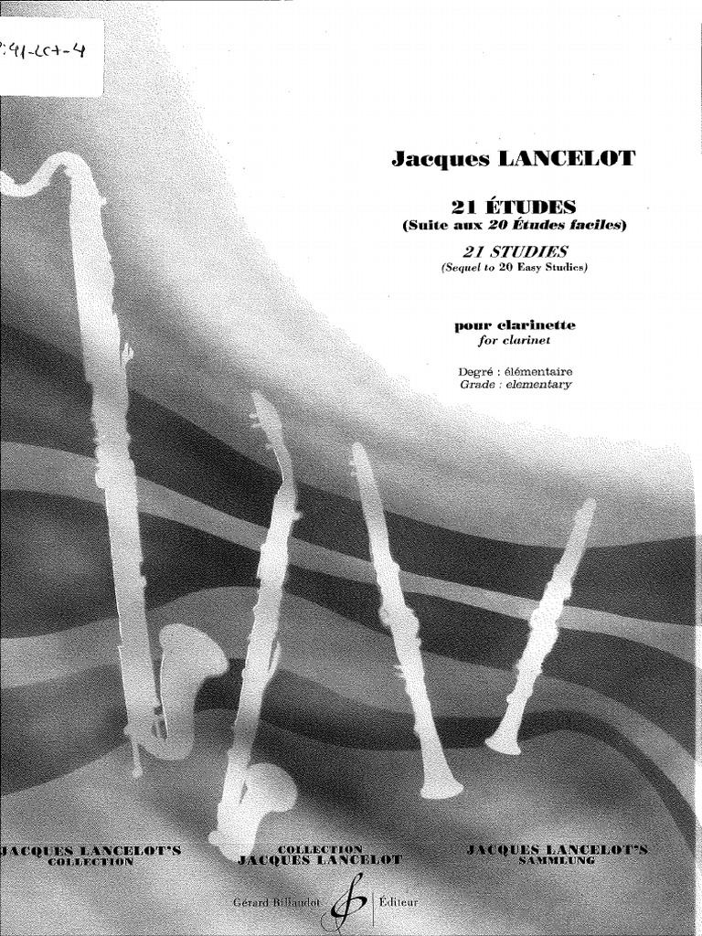 55 Études Pour Débuter La Clarinette - Livre D'apprentissage Pour élèves Débutants