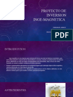 PPT PROYECTO DE INVERSION INGEMAGNETICA