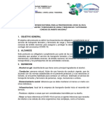 Protocolo Sanitario Sectorial para La Prevencion Del Covid PDF