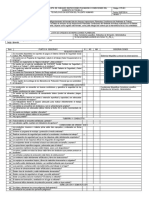 Formato Lista de Chequeo Inspecciones Planeadas