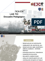 Encuadre Pedagógico Estadistica en Las Tic-2019-Ii